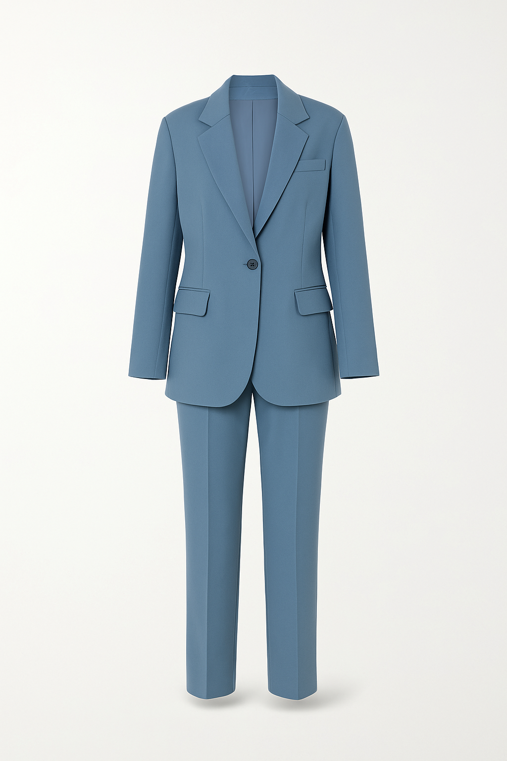 Dame-to-delt sæt med blazer og bukser – Elegant til kontor og hverdag