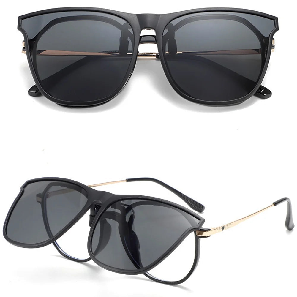 Clip-On Sonnenbrille – Polarisierte Sonnenclip-Brille mit UV400 & Klappfunktion