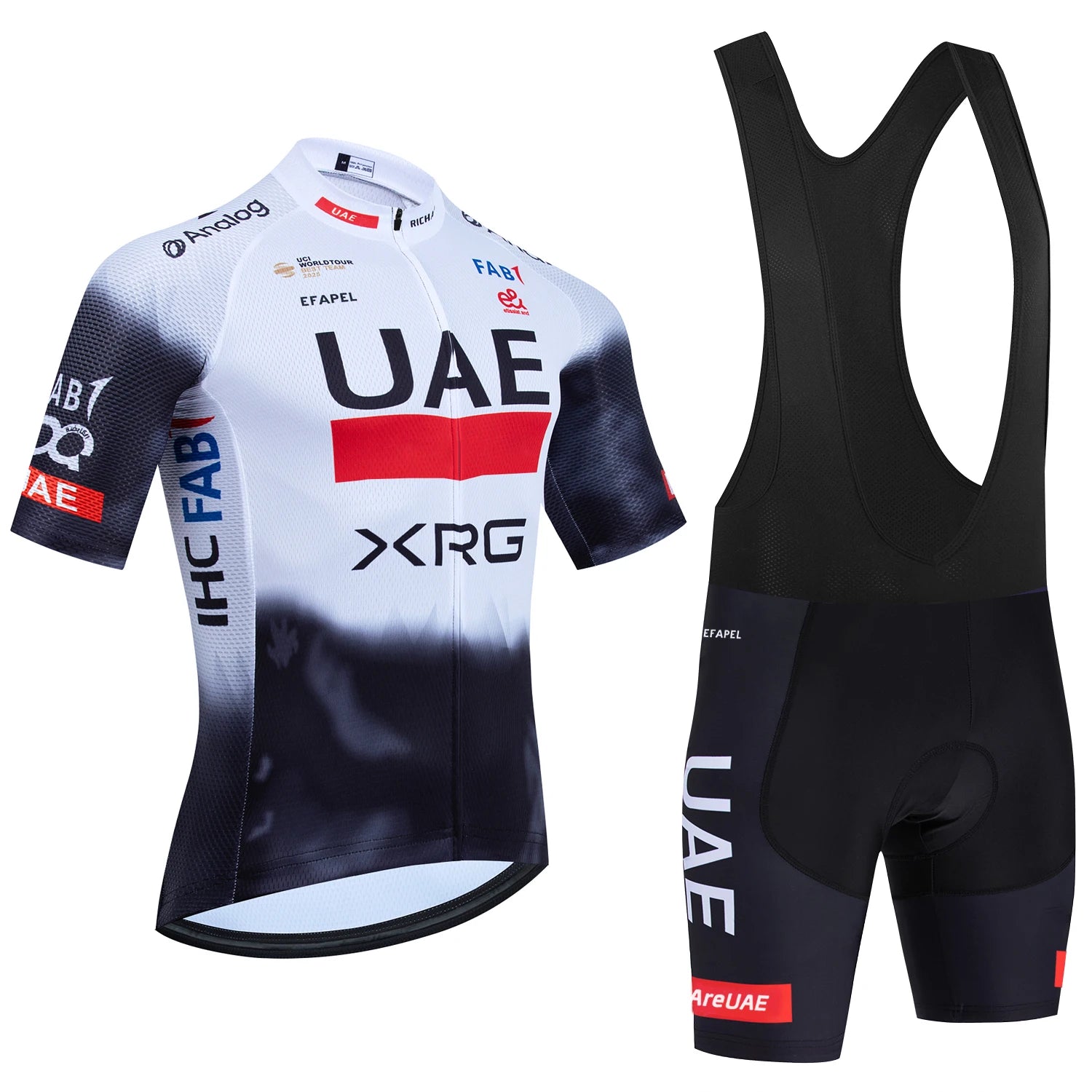 Cycling Jersey Set – Schnell Trocknendes Fahrrad Outfit mit Gepolsterter Shorts & Rückentaschen