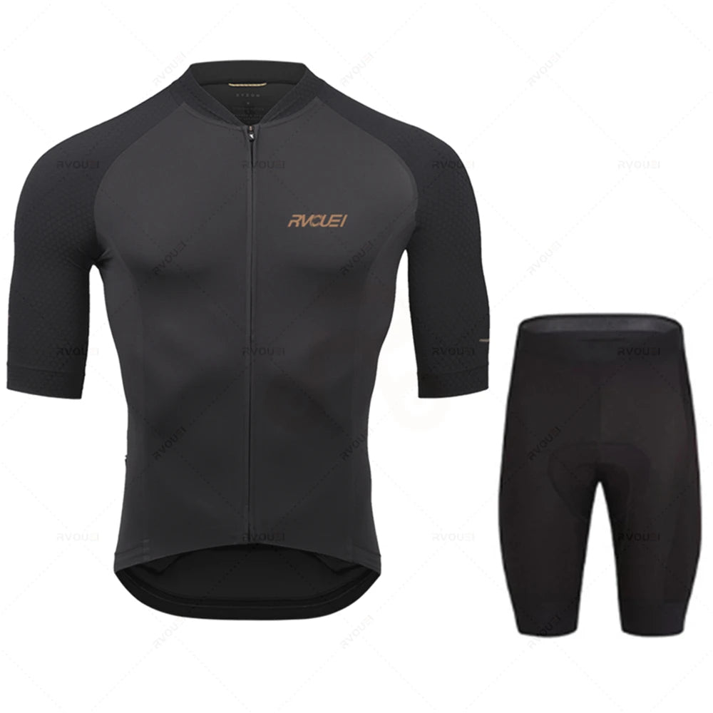 Radtrikot Set Herren – Atmungsaktiv, Schnell Trocknend & Elastische Passform