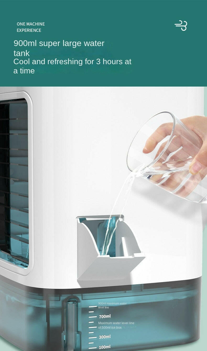 Tischklimagerät tragbarer AC-Ventilator mit doppeltem Nebel