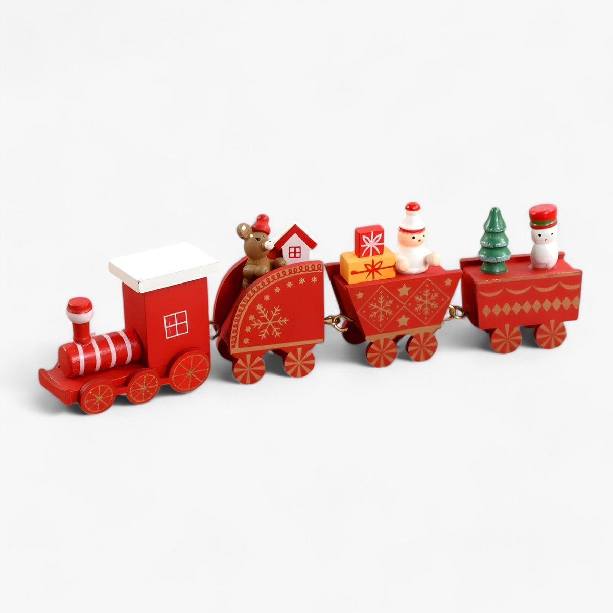 Merry Express | Hrací dřevěná ozdoba na vlak - vánoční dekorace