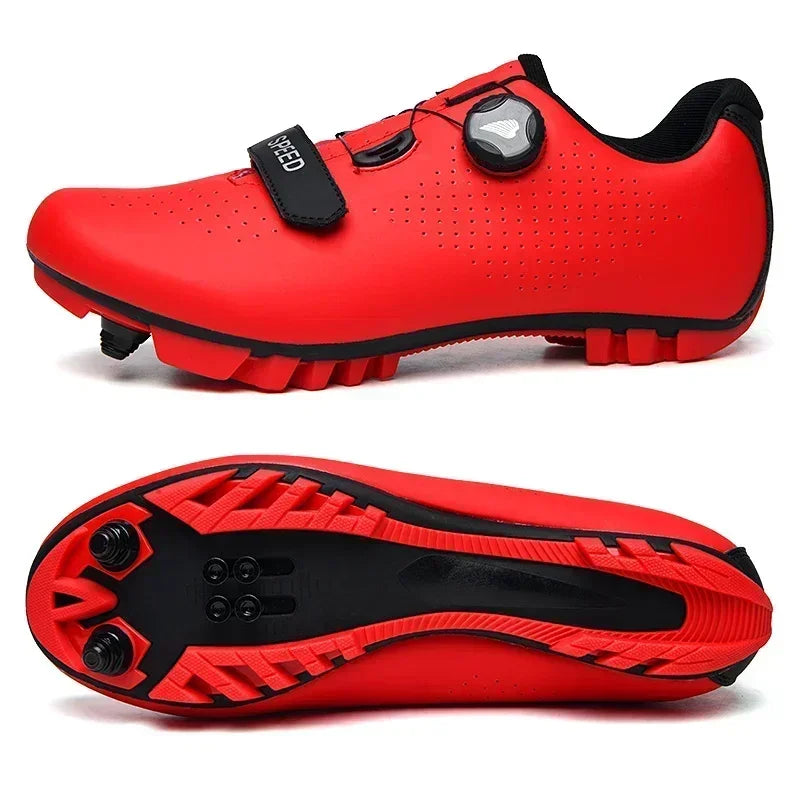 Fahrradschuhe Unisex – Atmungsaktives Design & Drehverschluss für MTB und Rennrad