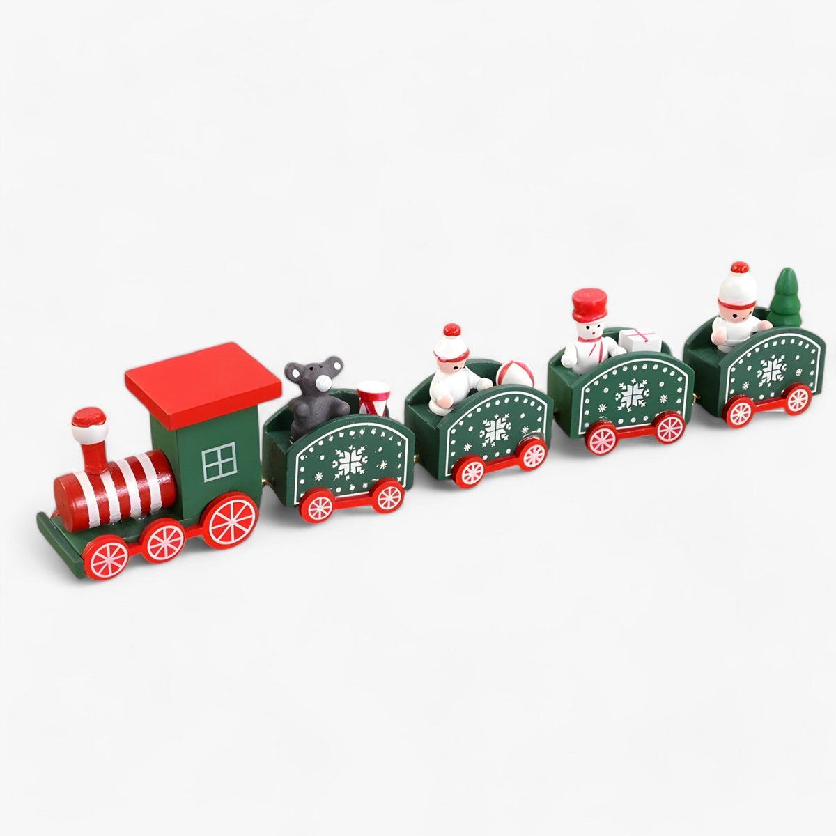 Merry Express | Hrací dřevěná ozdoba na vlak - vánoční dekorace