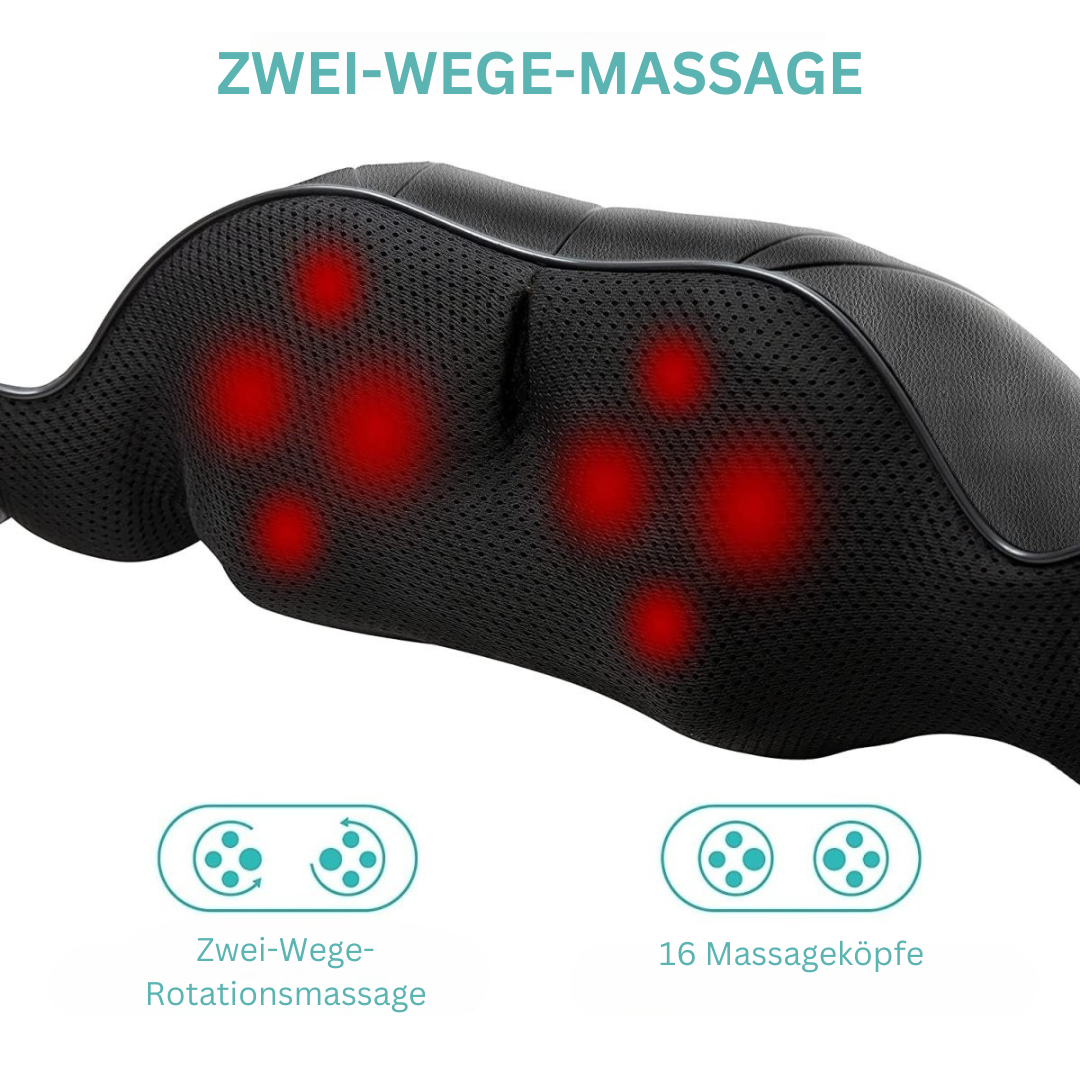 Shiatsu-Massagekissen mit Infrarot - FlowRelief 3