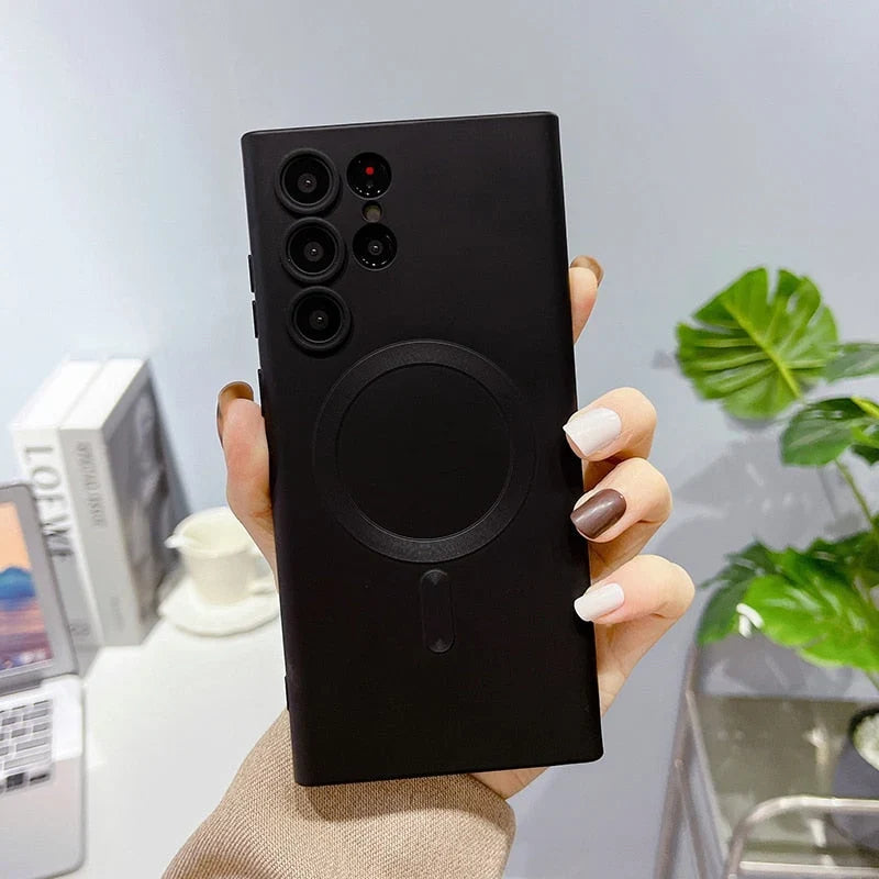 Handyhülle aus mattem Silikon für Galaxy S
