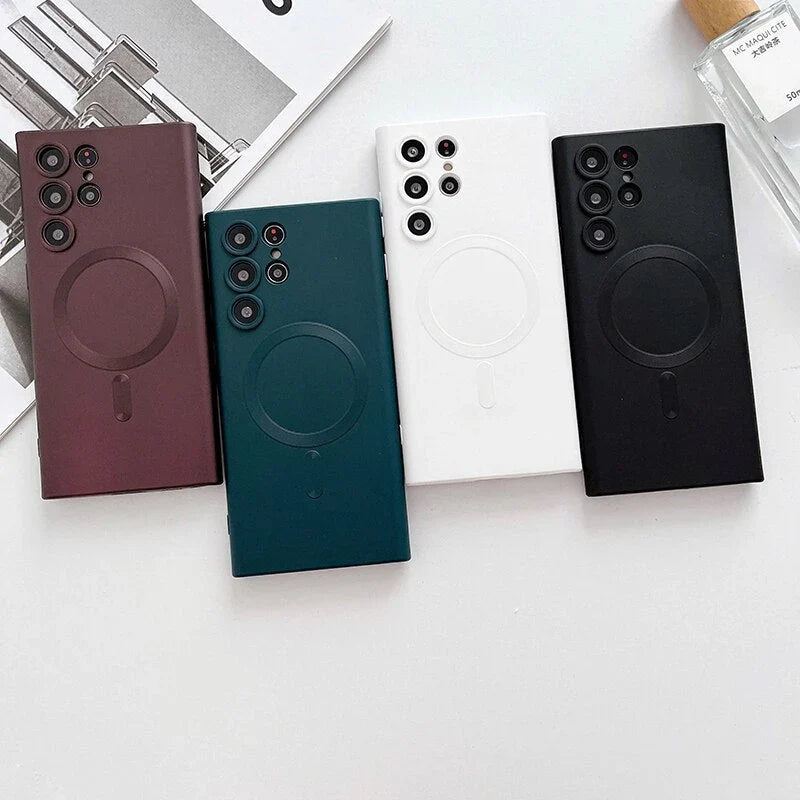 Handyhülle aus mattem Silikon für Galaxy S