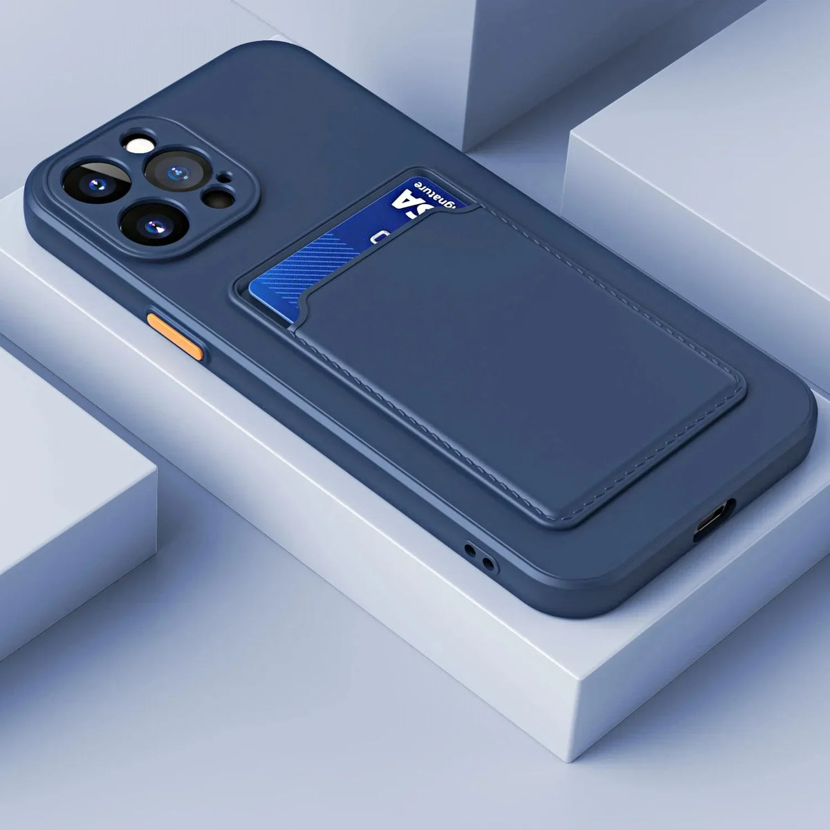 Kartenhülle für iPhone aus Silikon