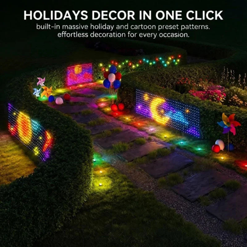 Smart RGBIC Outdoor LED Net Lights 6