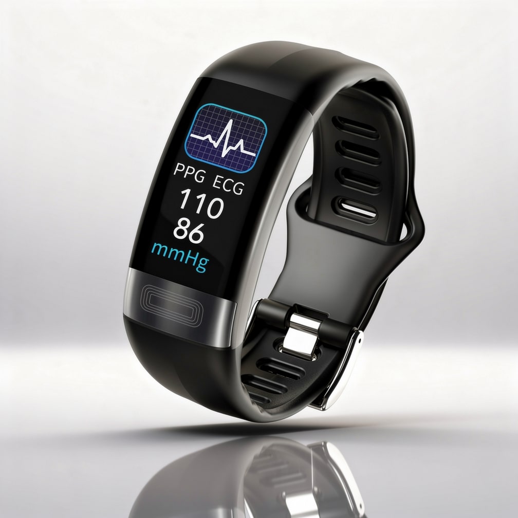 Smartwatch mit EKG, Blutdruckmessung und Schlaftracking für Gesundheit und Alltag 0