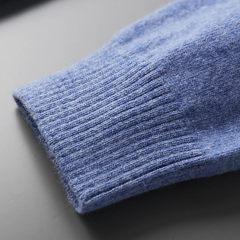 Pull en laine pure pour hommes | Chaud, classique, intemporel