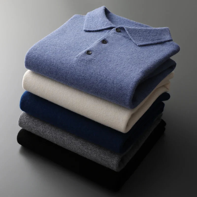Pull en laine pure pour hommes | Chaud, classique, intemporel