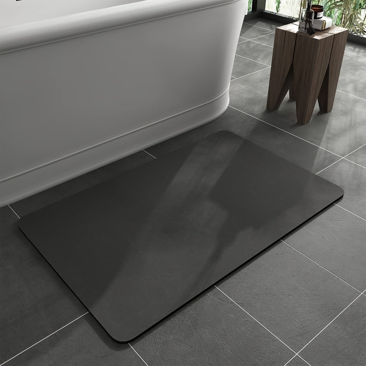 Sneldrogende Antislip Badmat – Diatomee Aarde, Ultra-Absorberend & Hygiënisch 2