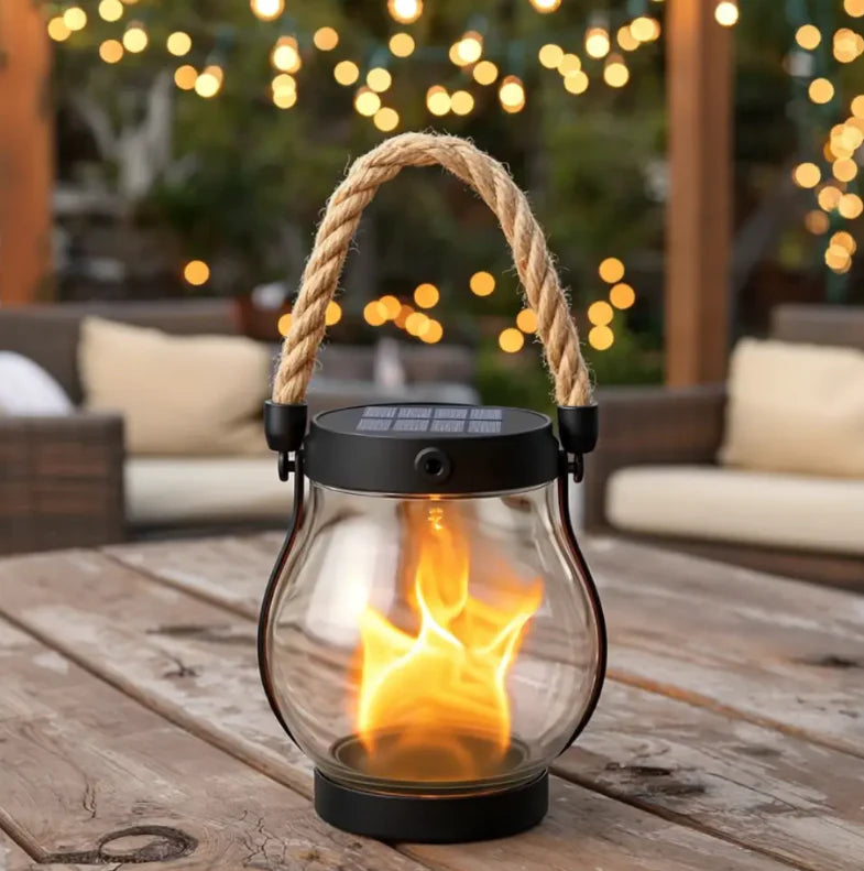 Solar-Flammenlaterne mit echtem Flackereffekt | 2er-Set 4