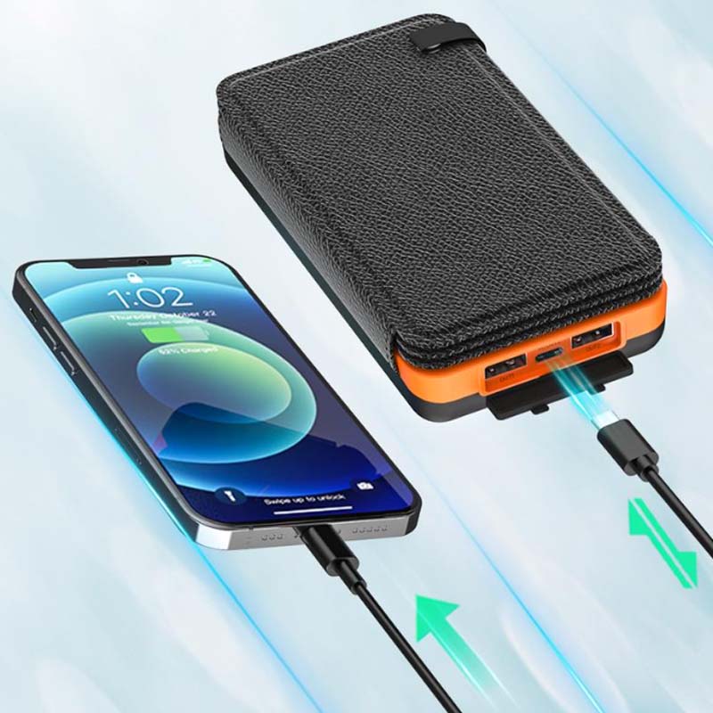 Solar-Powerbank mit 4 Panels und 3 USB-Ausgängen – SunCore 4