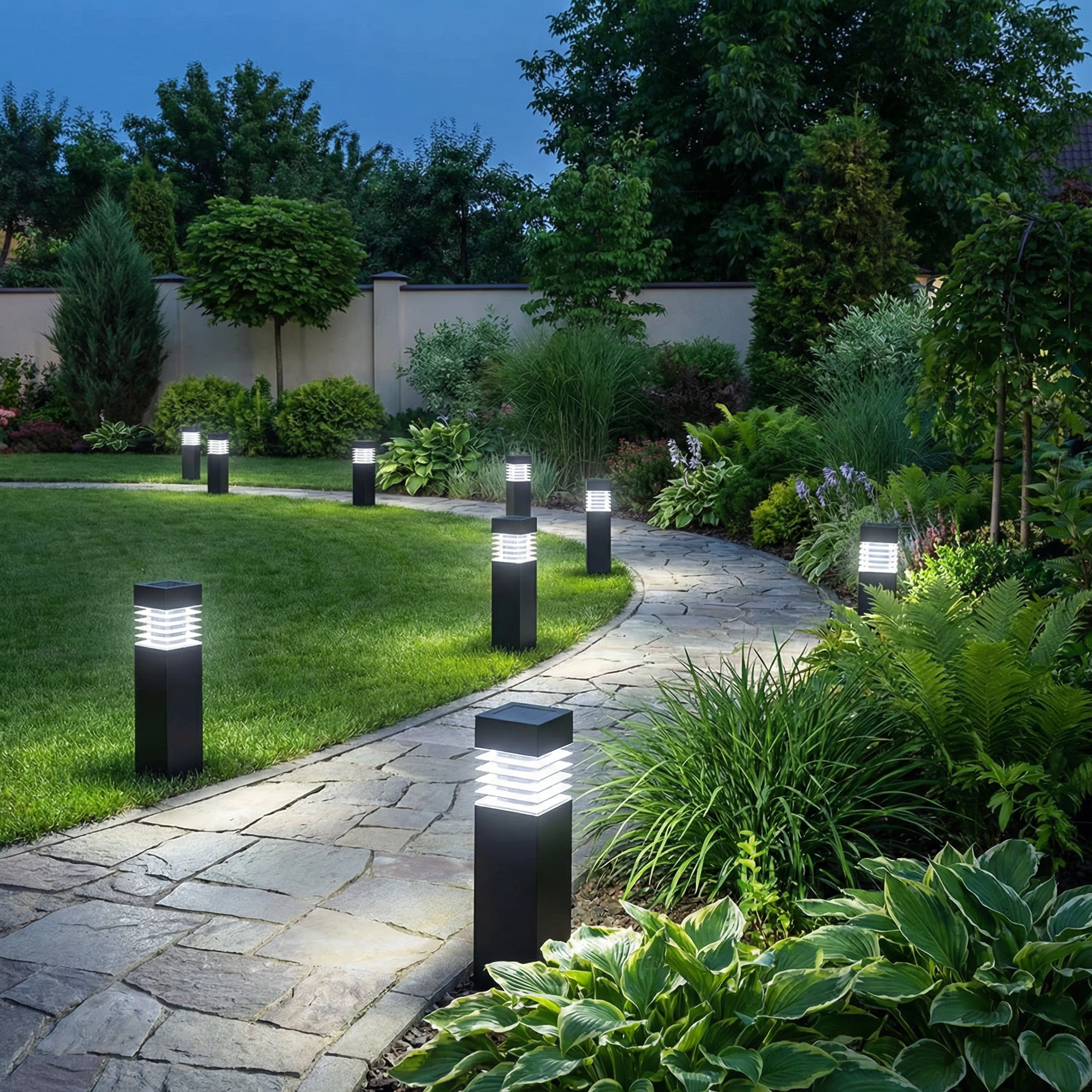 Solar LED Wegeleuchte – wetterfest, kabellos, schaltet automatisch ein 6