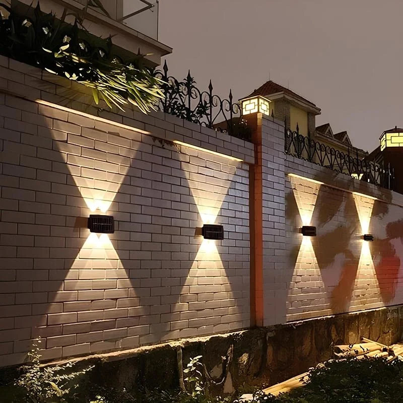 Solar Powered Wall Sconce 2