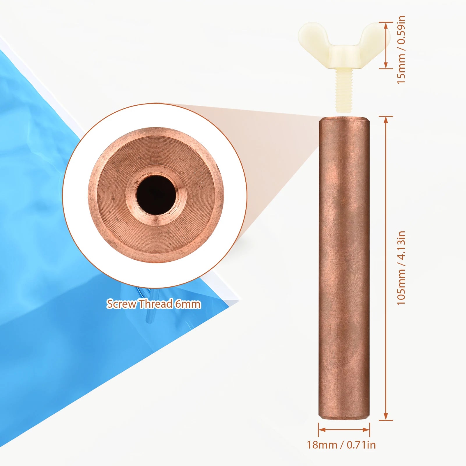 Solarbetriebener Poolreiniger mit Kupferanode, umweltfreundlich und wartungsfrei 3