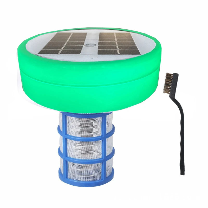 Solarbetriebener Poolreiniger mit Kupferionen, umweltfreundlich und wartungsarm 1