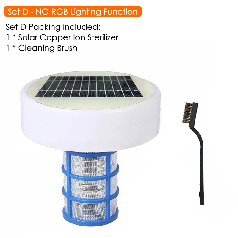 Solarbetriebener Poolreiniger mit Kupferionen, umweltfreundlich und wartungsarm 7