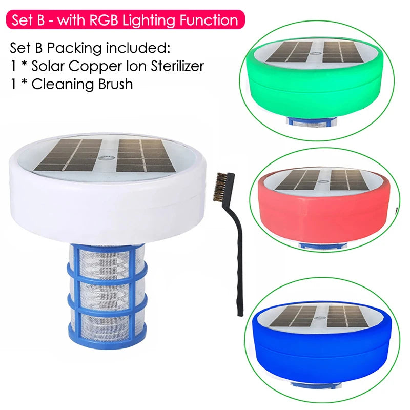 Solarbetriebener Poolreiniger mit Kupferionen, umweltfreundlich und wartungsarm 9