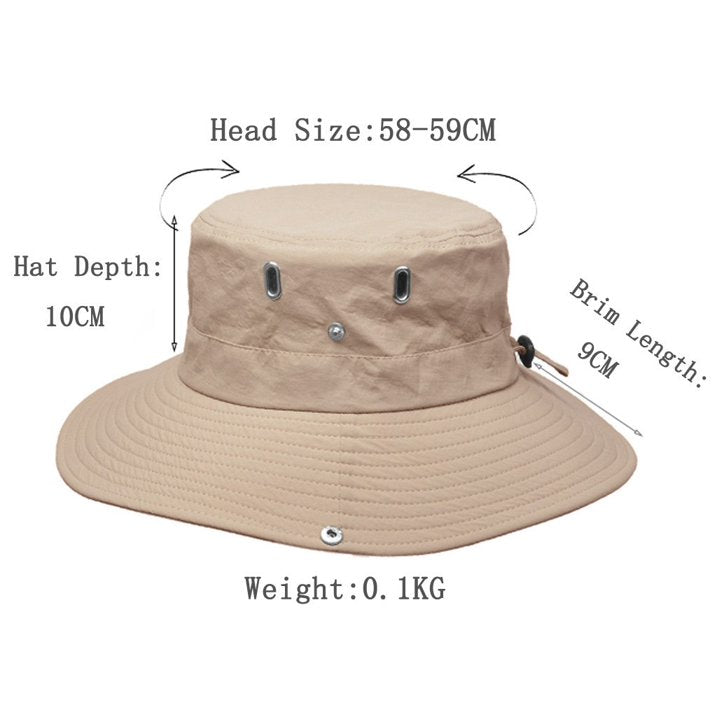 Sonnenschutzhut – Atmungsaktiver Sonnenhut mit UV-Schutz für Outdoor-Abenteuer 4