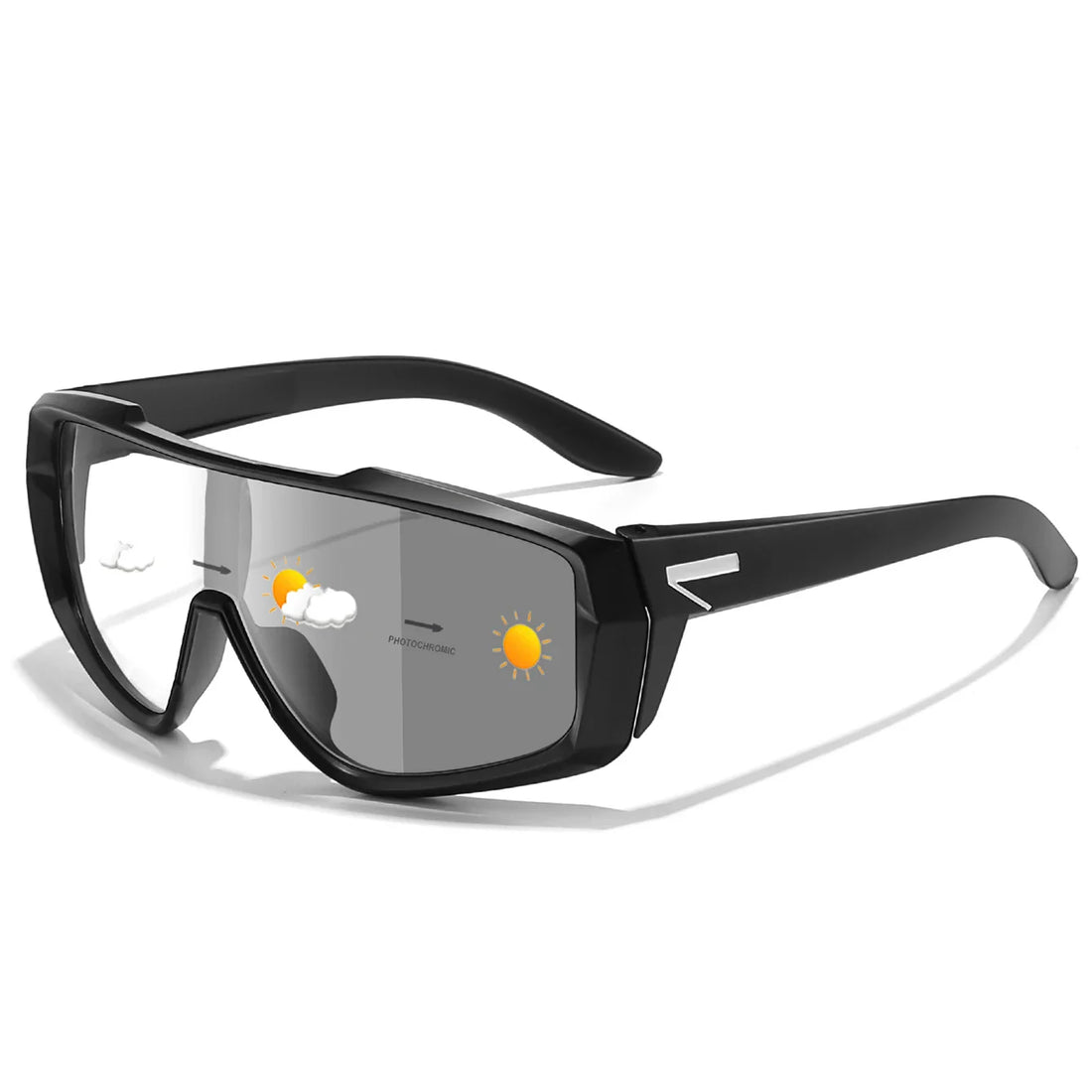 Sport Zonnebril voor Actieve Outdoor Activiteiten, Meekleurend, UV-bescherming 13