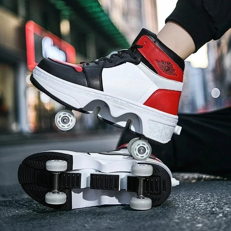 RolliFlex – sport rulleskøjter med formbare hjul, flerfarvet – børn & voksne