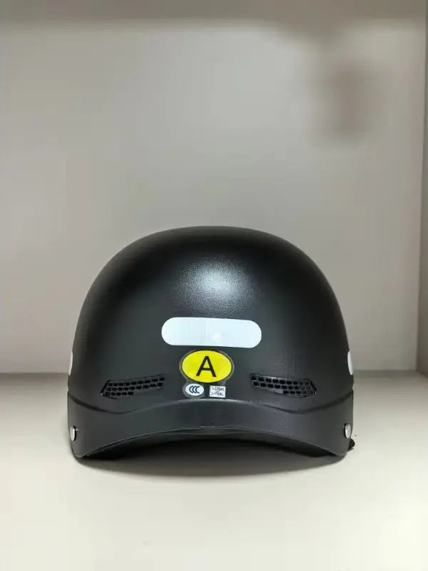 Stijlvolle Vintage Motorhelm Heren met Bril voor Stadsfietsen en E-bikes 3