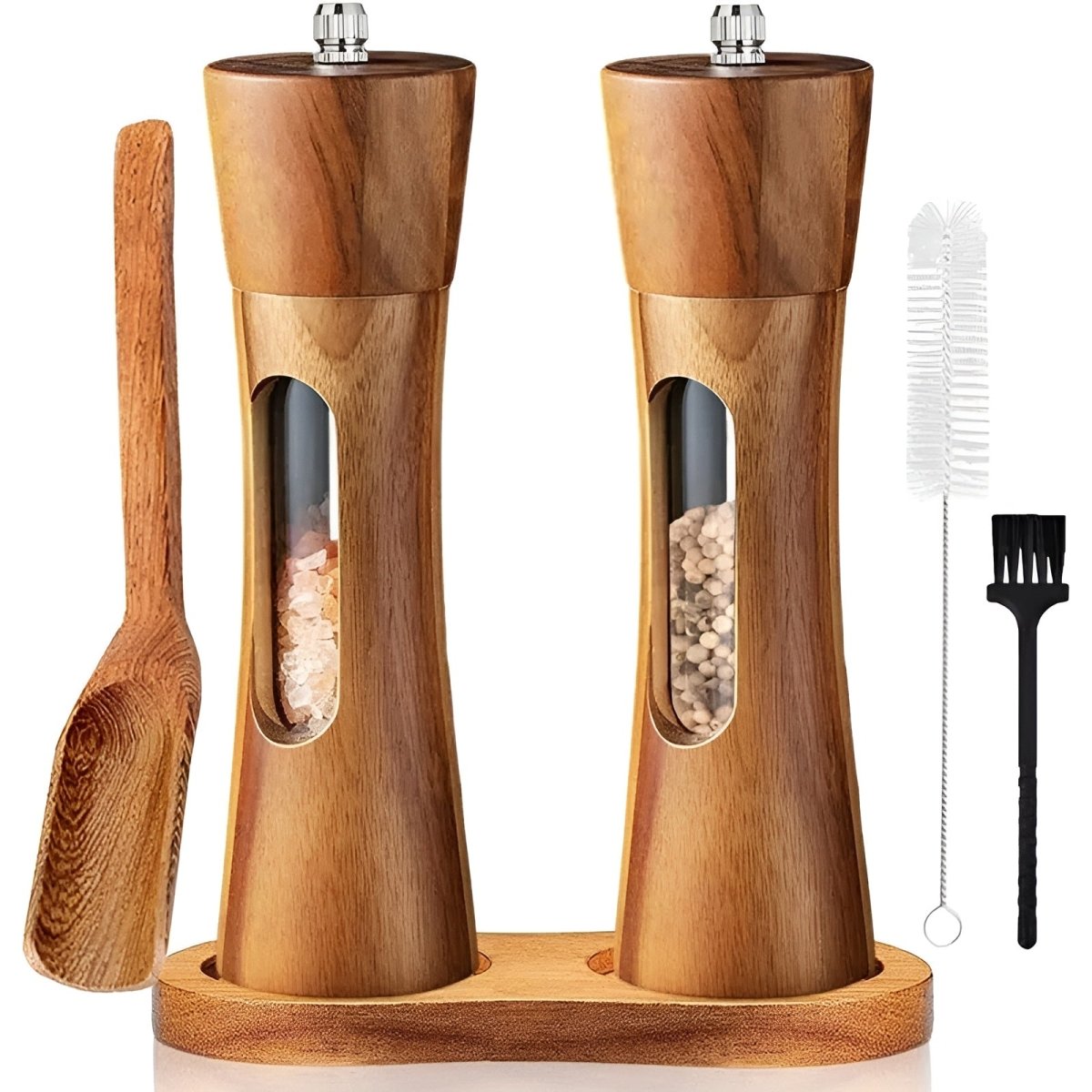 TABLEOAK – Elegante Salz- und Pfeffermühlen aus Holz für präzises Würzen 7