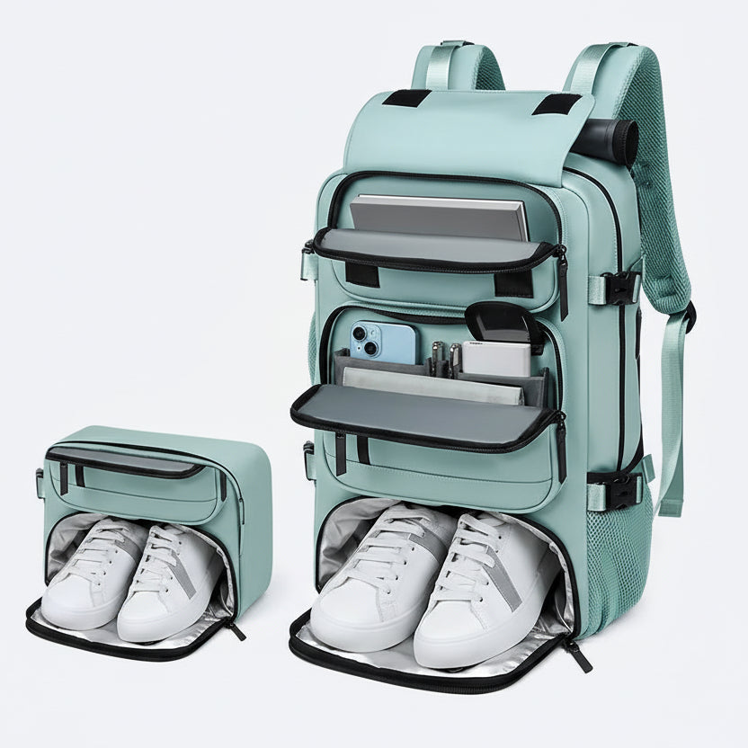 TRAVELMAX Pack - Large waterproof travel backpack with USB port 4