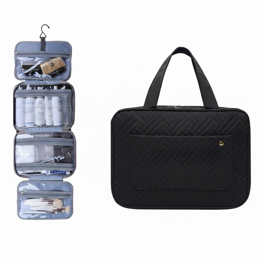 TRAVELTID – Kompakter Kosmetik-Organizer mit 4 Fächern 0