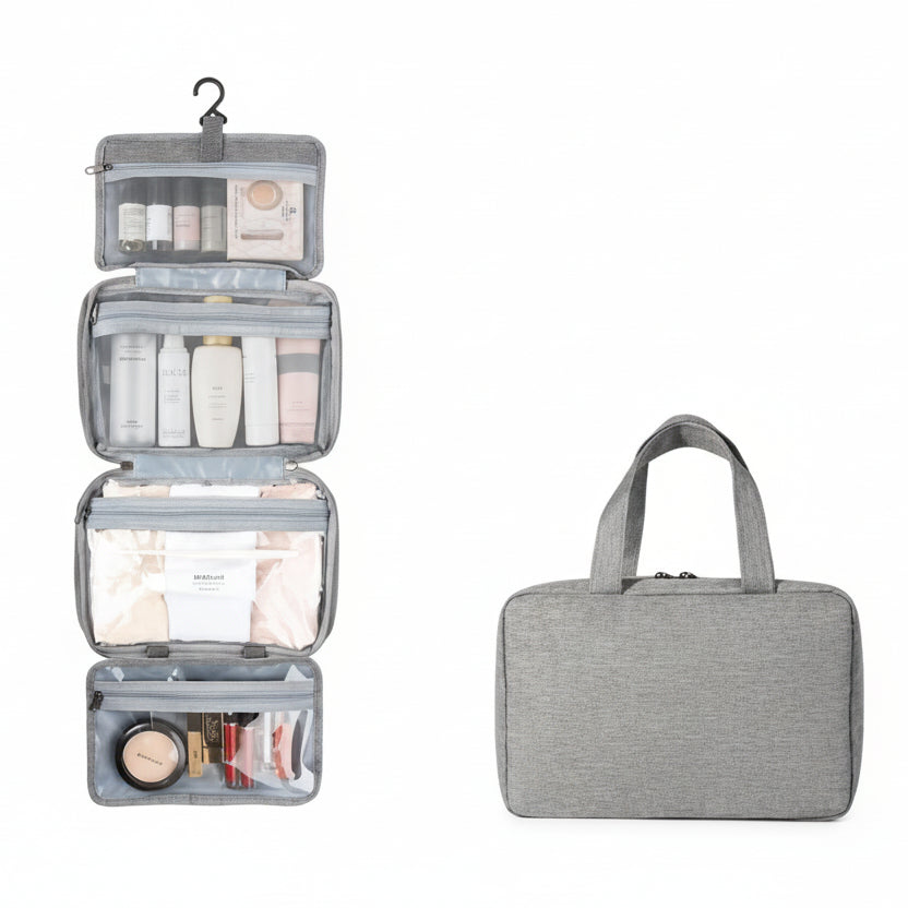 TRAVELTID – Kompakter Kosmetik-Organizer mit 4 Fächern 9
