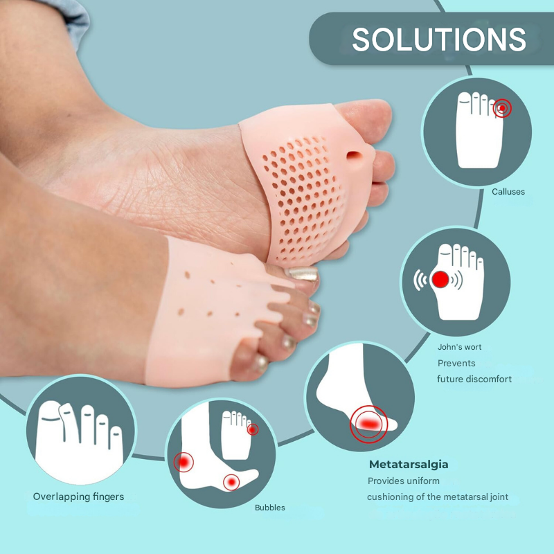 Therapeutische Zehenspreizer mit Kissenpads – Podiora 2