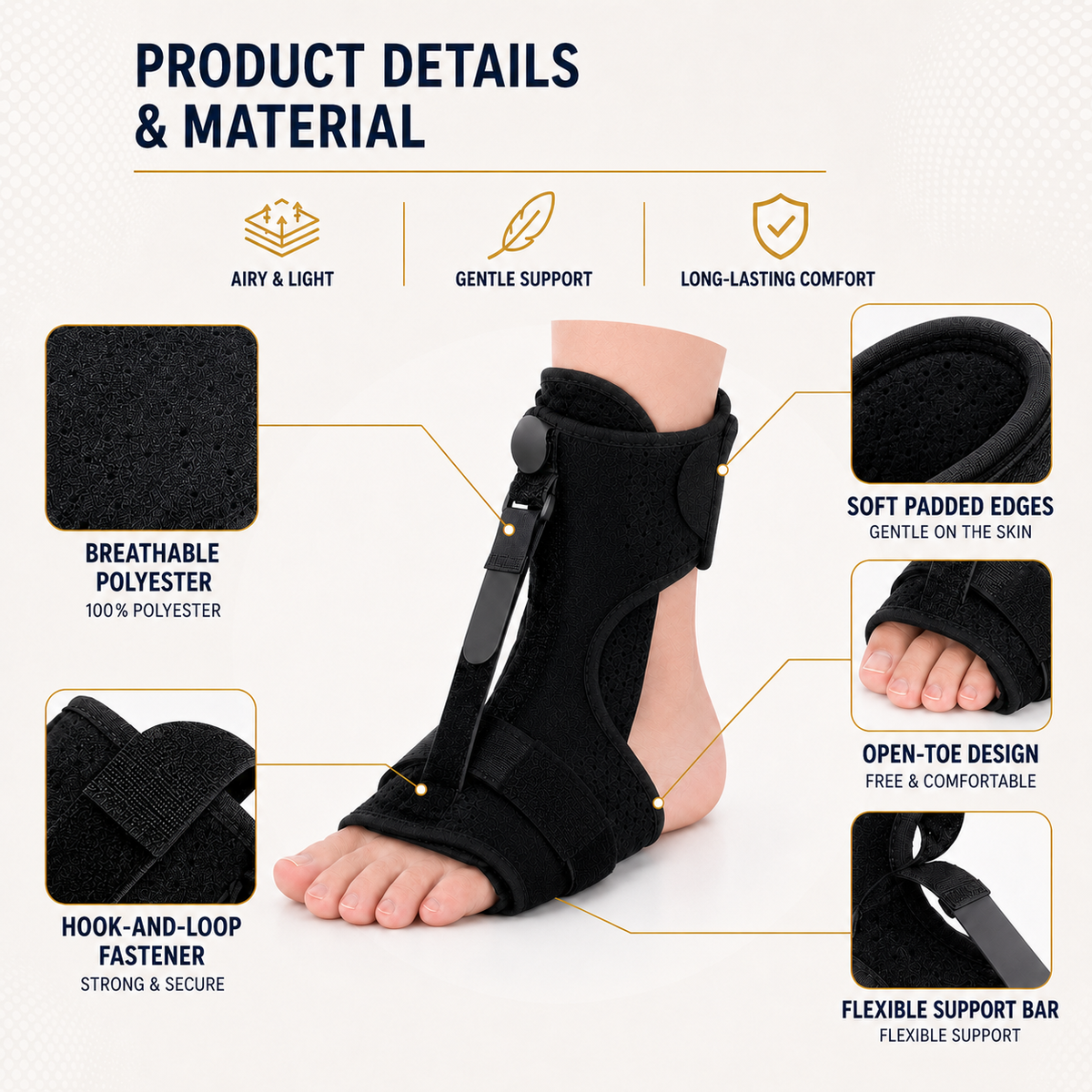 Thrives Outdoor | AstrellaBrace Adjustable Night Splint 4