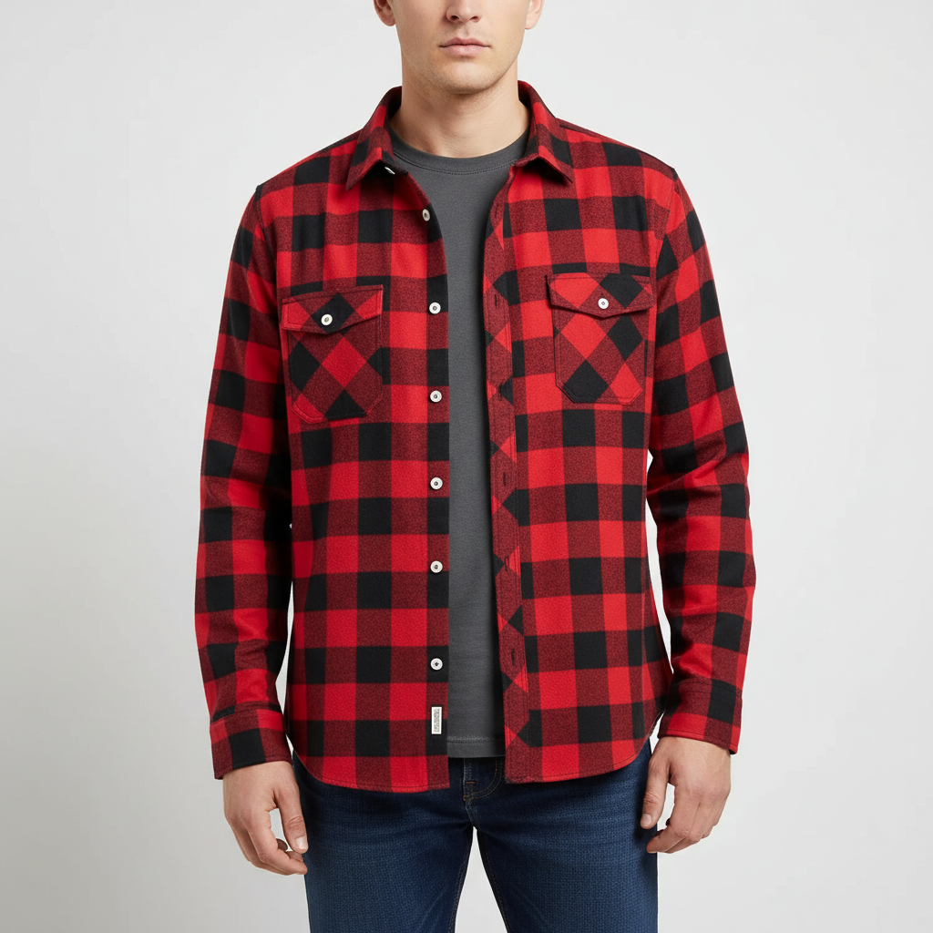 Thrives Outdoor | Long Sleeve Flannel Shirt 0