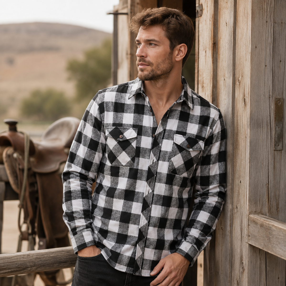 Thrives Outdoor | Long Sleeve Flannel Shirt 1