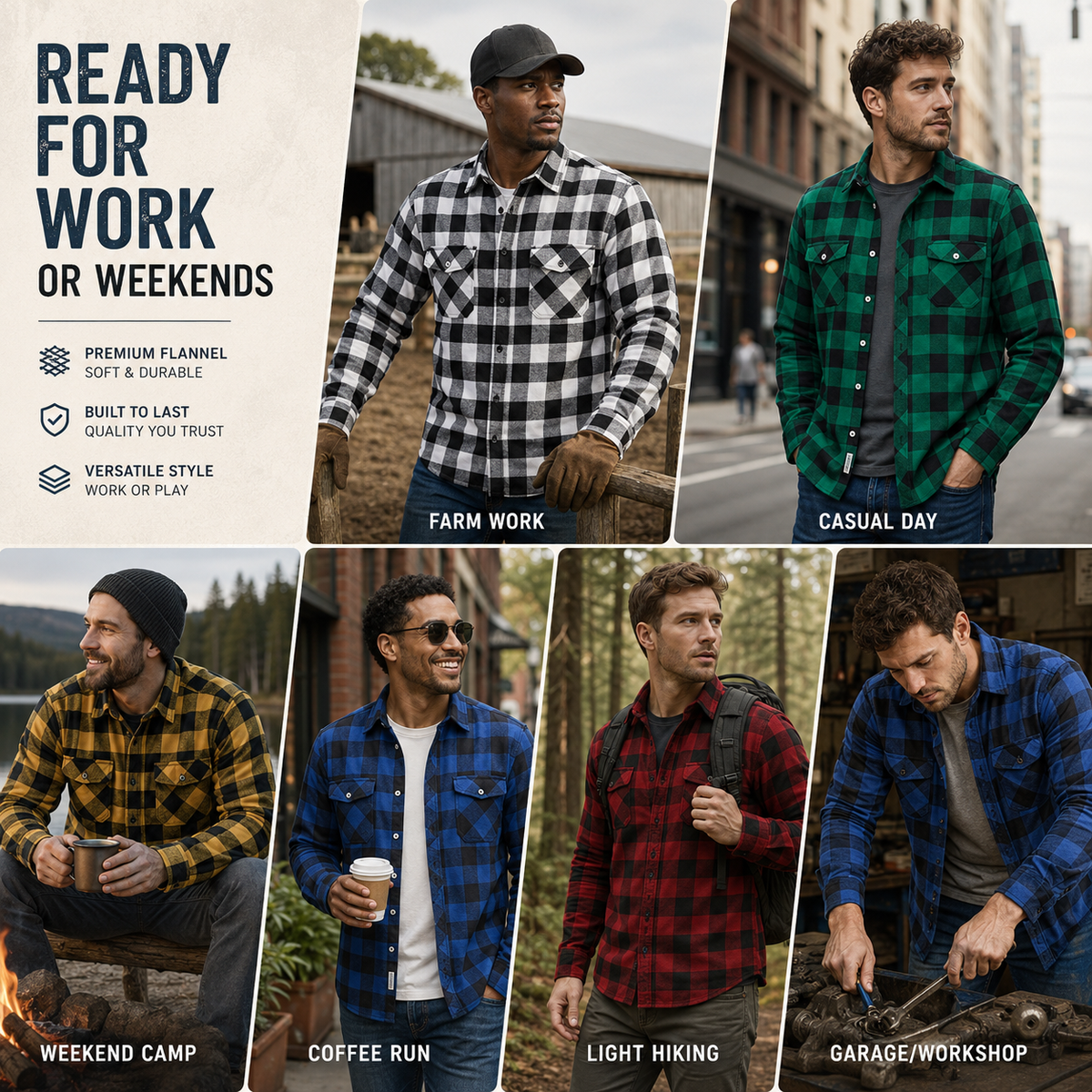 Thrives Outdoor | Long Sleeve Flannel Shirt 6