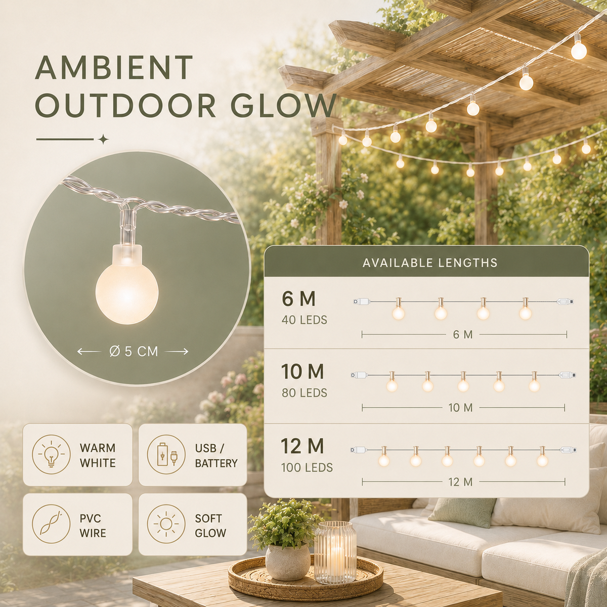 Thrives Outdoor | LumaOrbs Fairy Chain 3