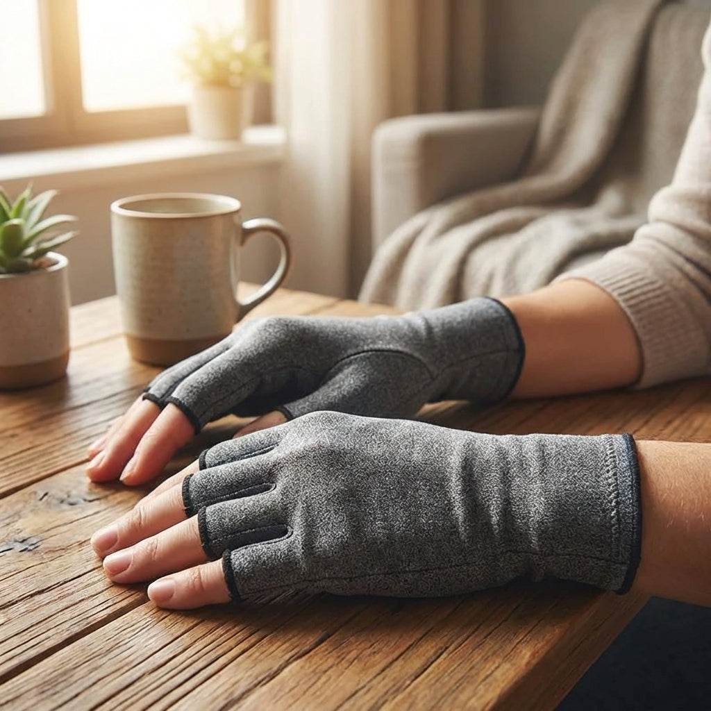 Thrives Outdoor | RelievoGlove Half Finger Compression Glove 1