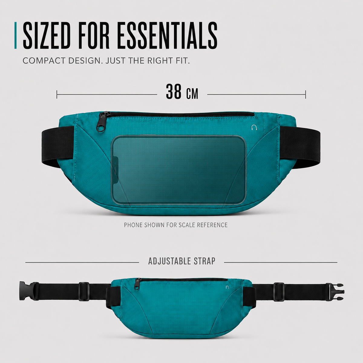 Thrives Outdoor | StrideLume Lightweight Waterproof Waist Pack 2