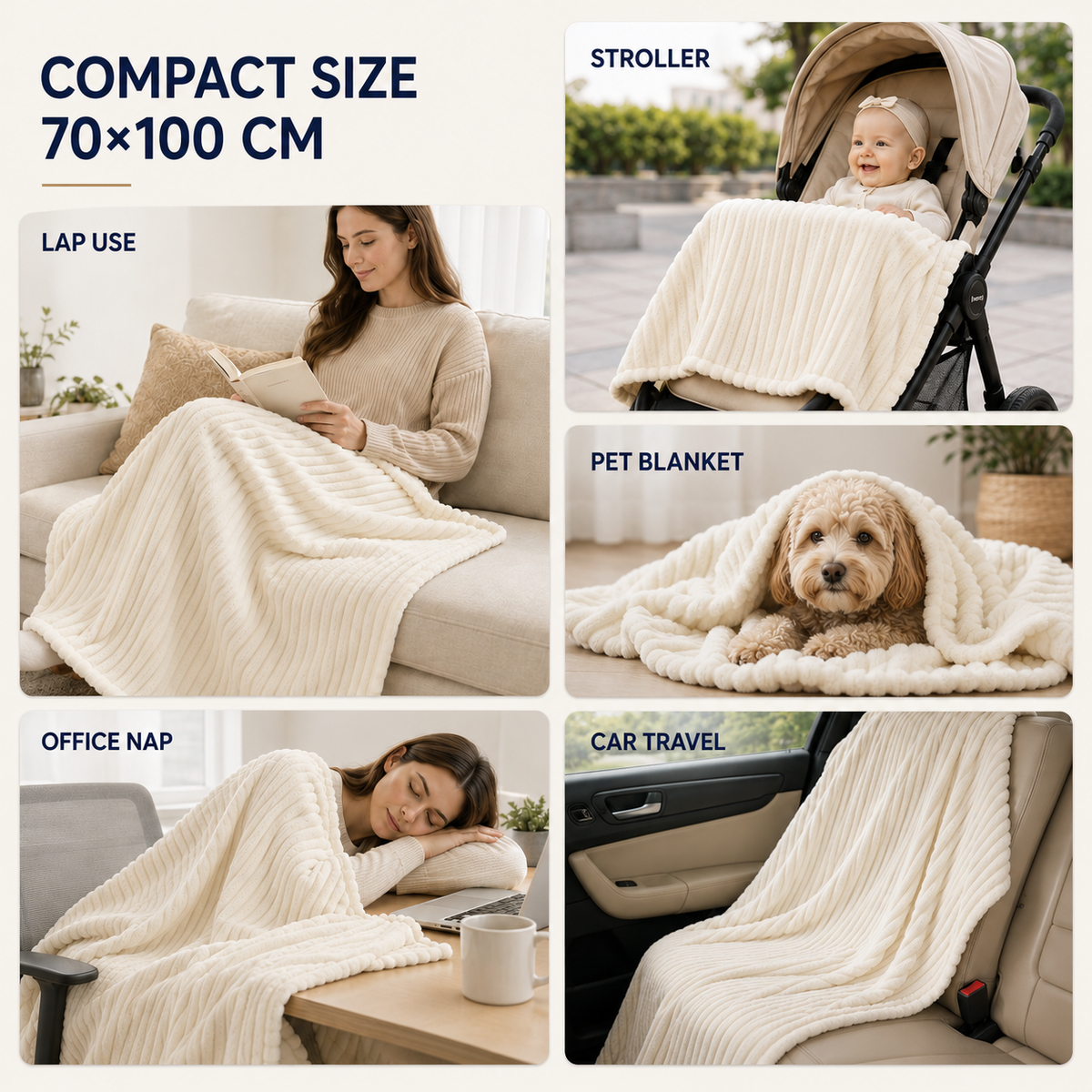 Thrives Outdoor | Thick Coral Velvet Throw 5