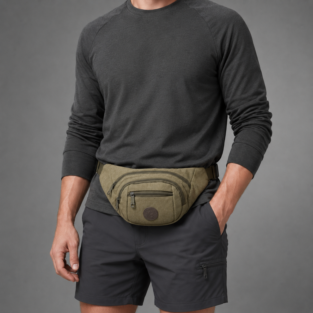 Thrives Outdoor | Trailridge Lightweight Canvas Waist Pack 10