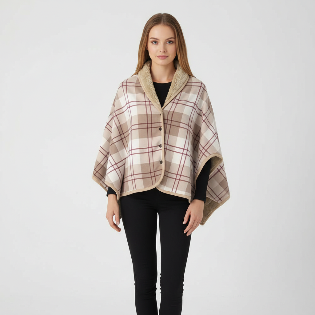 Thrives Outdoor | Wearable Flannel Shawl Blanket 6