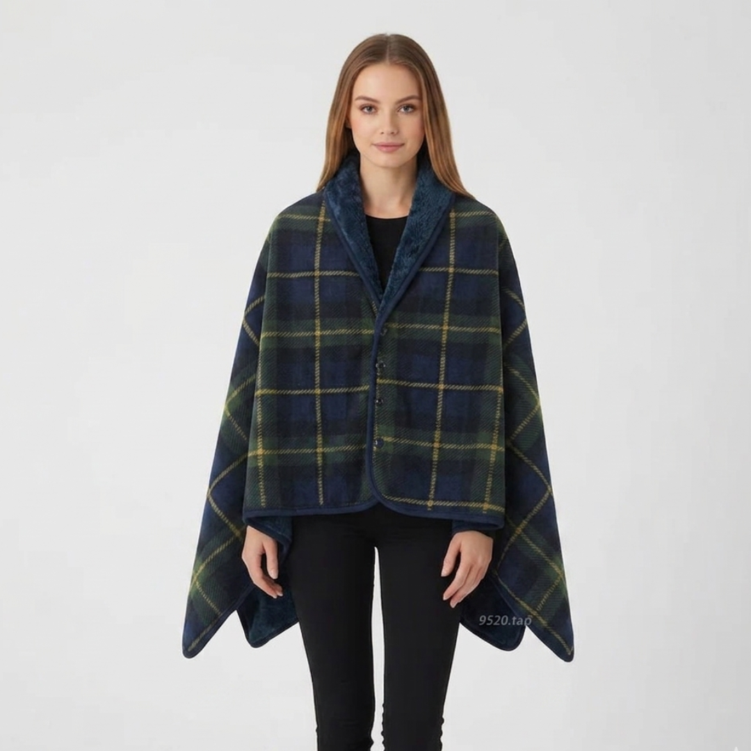 Thrives Outdoor | Wearable Flannel Shawl Blanket 7