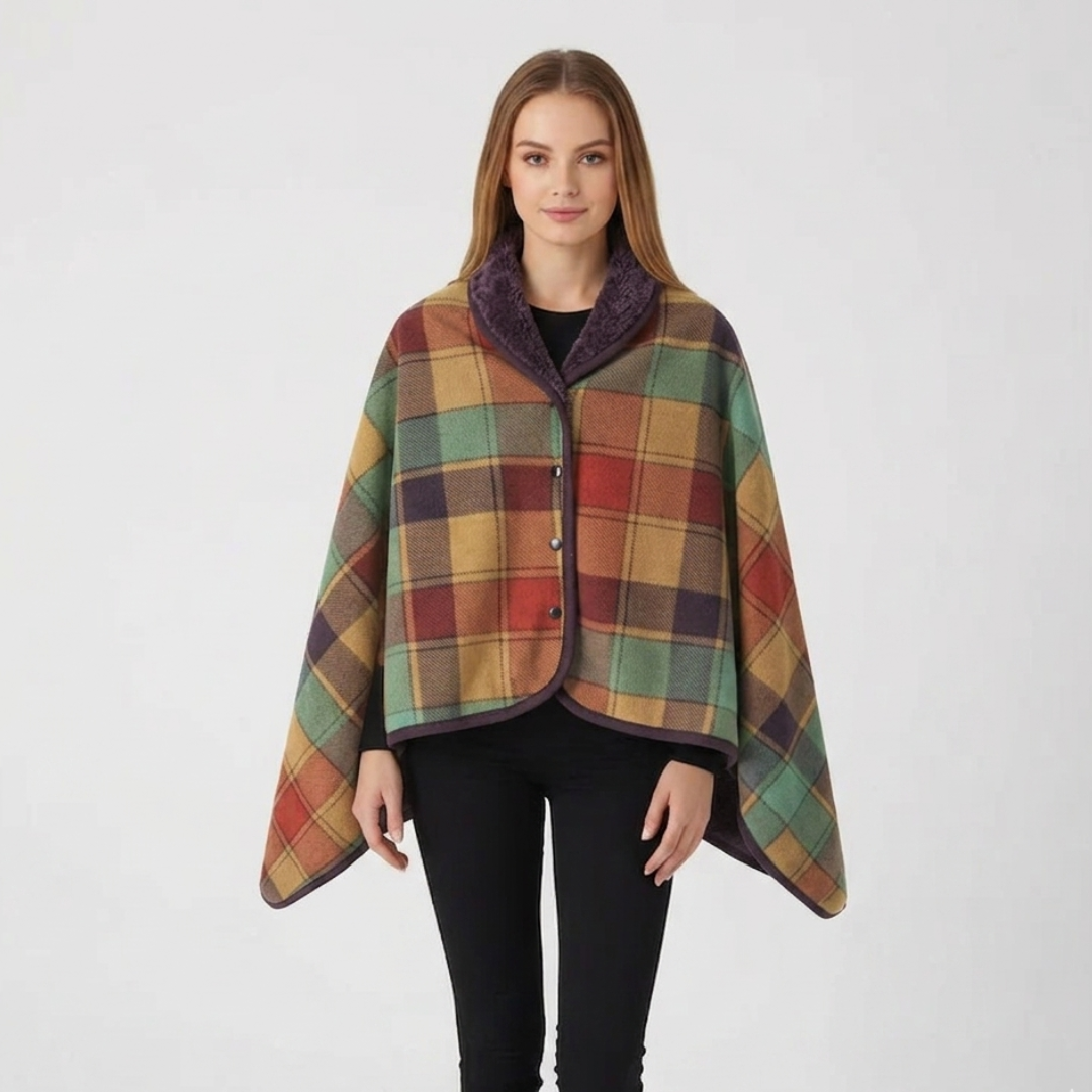 Thrives Outdoor | Wearable Flannel Shawl Blanket 8