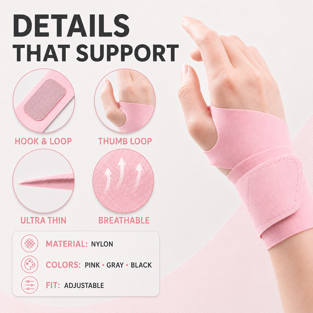 Thrives Outdoor | Wristiva Ultra Thin Wrist Support 4