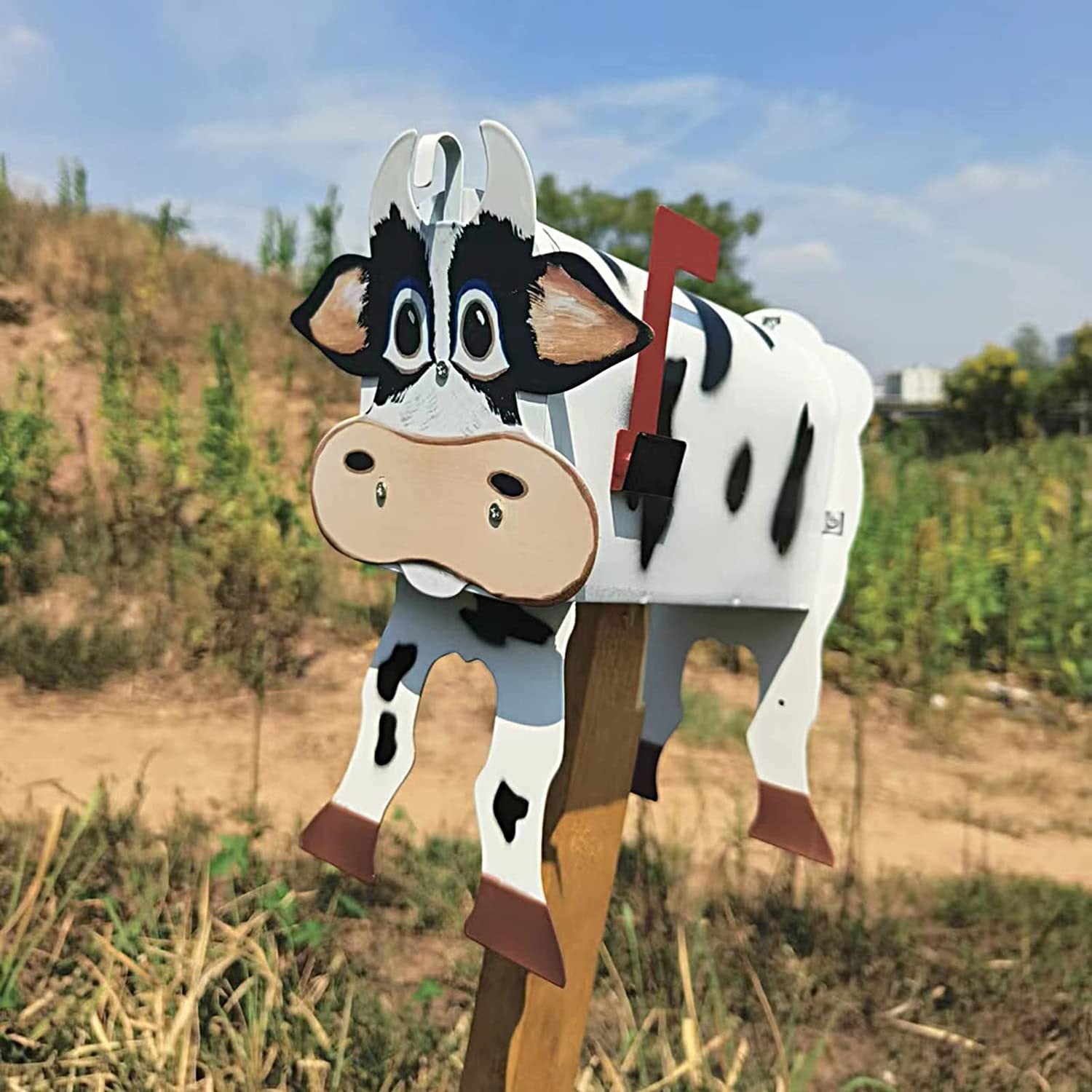 Tierbriefkasten – Handgefertigtes Metalldesign für Garten, Wetterfest und Dekorativ 0