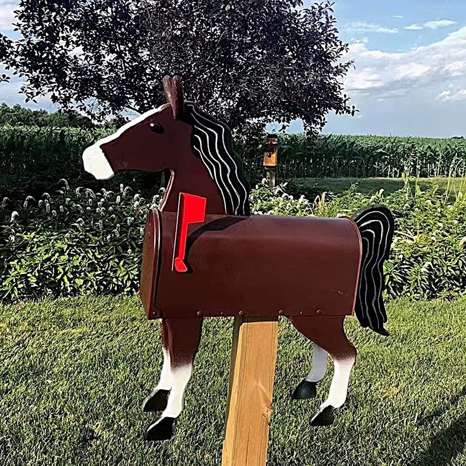 Tierbriefkasten – Handgefertigtes Metalldesign für Garten, Wetterfest und Dekorativ 1