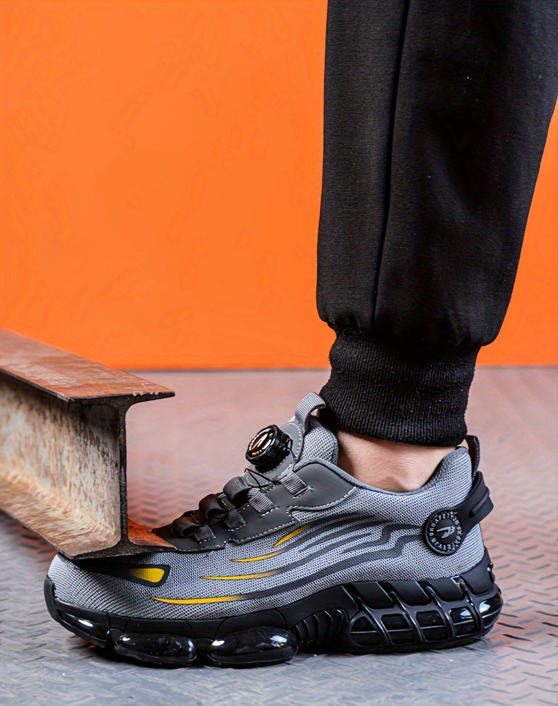 Sicherheitsschuhe mit Stahlkappe – Drehverschluss & Rutschfeste Sohle